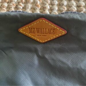 MZ Wallace gray nylon pouch